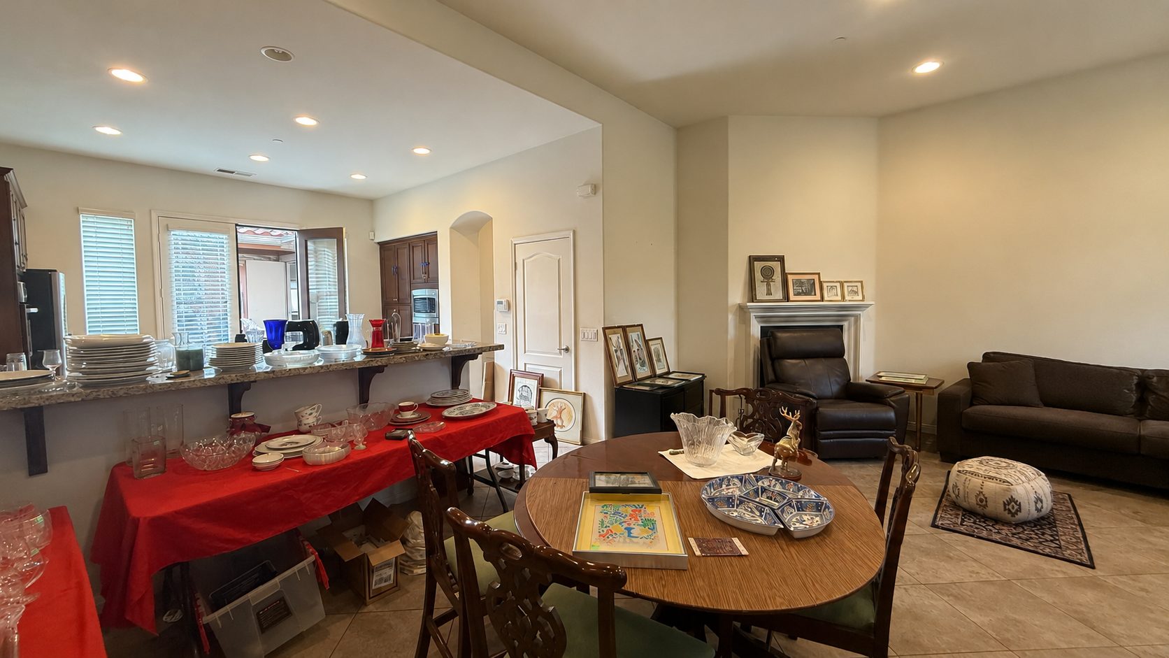 Great room in original condition before preparation