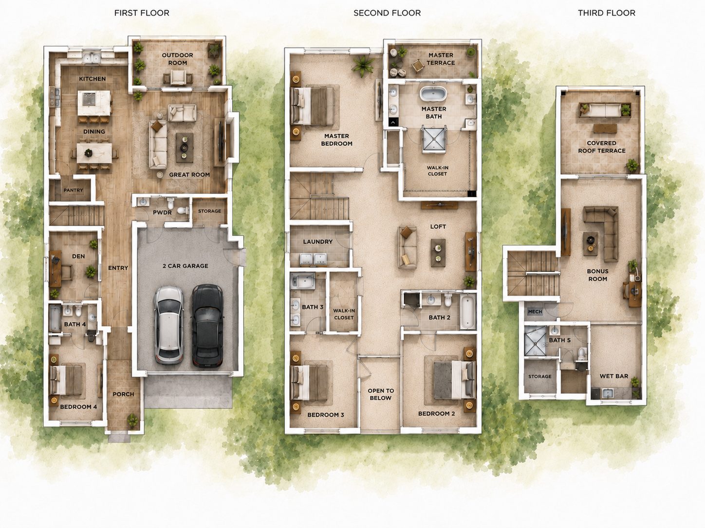 17 Ponte floor plan